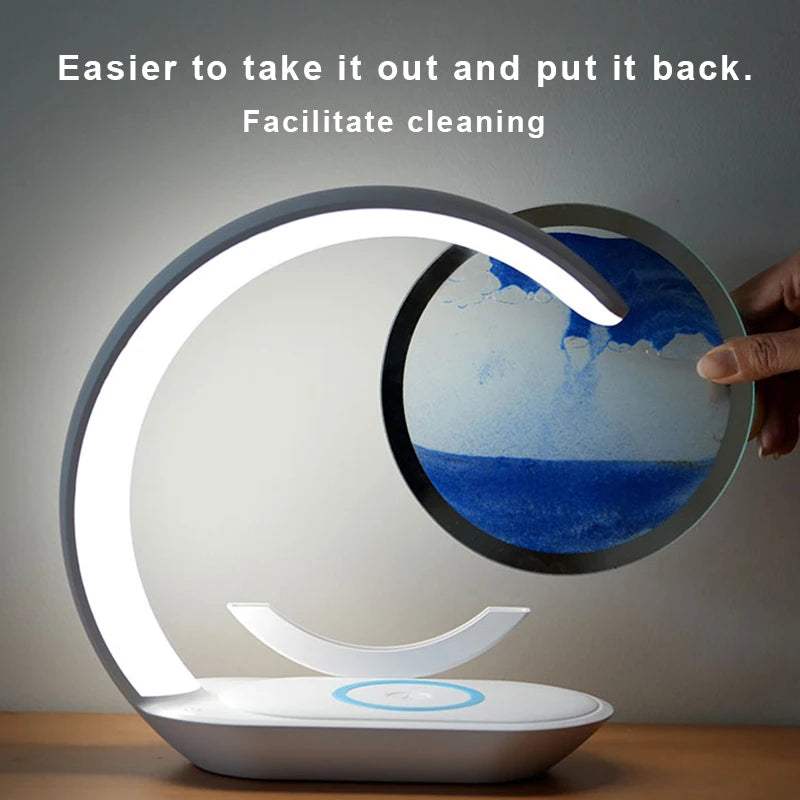 ArtGlow 3-in-1 Wireless Charger Lamp
