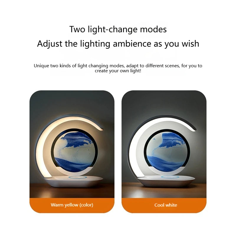 ArtGlow 3-in-1 Wireless Charger Lamp