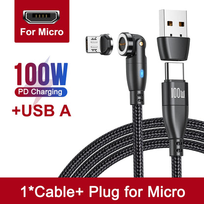 Fast Charging Magnetic Device Cable