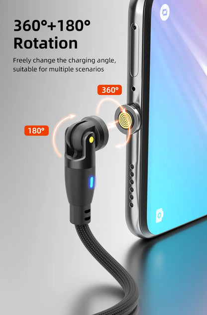 Fast Charging Magnetic Device Cable