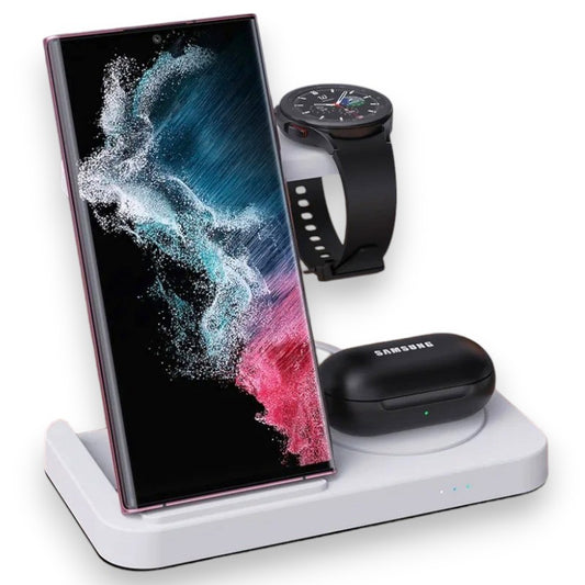 4 in 1 Wireless Fast Charger + USB Outlet